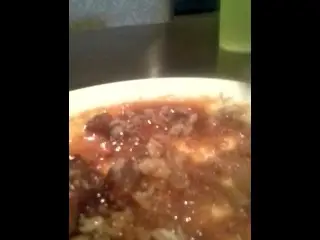 Jacking off to my Asian Waitress