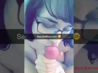 See through Nighty Tease & Blowob! Sexy Snapchat Saturday - March 12th 2016