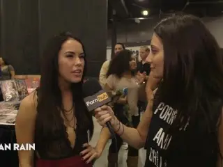 Pornhub Aria at eXXXotica 2015 Interviews Day 2