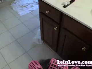 Lelu Love-Standing Doggystyle Cumshot in Hair Curlers
