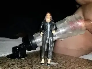 Cumming on Figurine Fetish. STEPHANIE MCMAHON. Hot Gluing. Multiple Cumshot