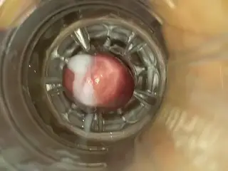 POV2016. Internal Fleshlight Cum POV Close up