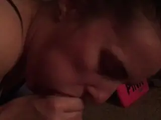 College GF Cumshot Blowjob Facial