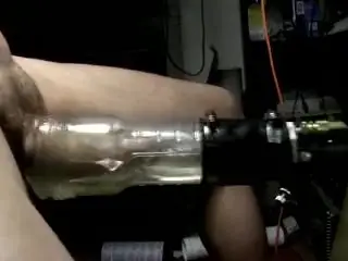 Flesh Light Stroking off Cock