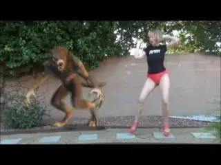 Sexy Legs Cougar and Werewolf