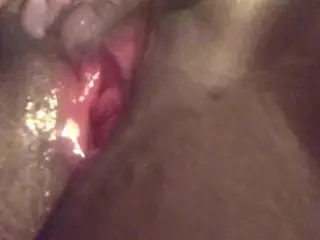 Close up Finger Fuck and Squirt before Bed