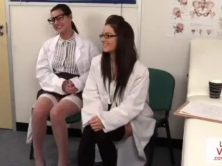 British Voyeur Nurses Watching Patient Tug