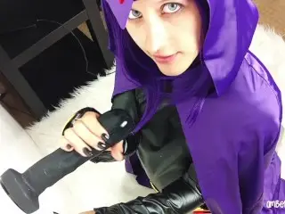 Raven Practices for Cyborgs Big Cock (Teen Titans Parody)