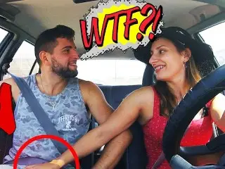 DAMN!! I FUCK a SLUT while HITCHHIKING!!