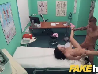 Fake Hospital Tattooed Hottie Squirts and Orgasms whilst Fucking Czech Cock