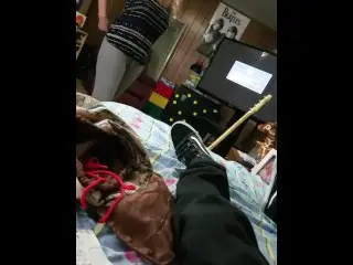Morning Rush with Stepdaughter's BF before School