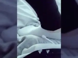 White Ankle Socks Footjob Tease Part 1