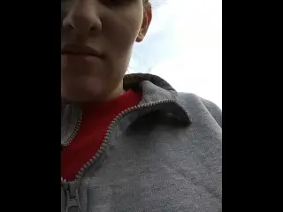 Girlfriend Plays with my Dick then Gets Fucked at the Park