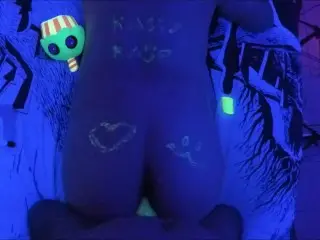 Getting Fucked in the Black Light Room