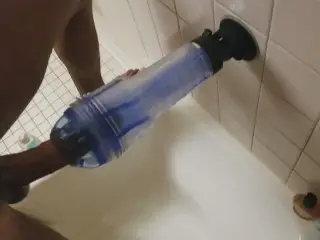 Fucking Fleshlite Turbo in Shower 4