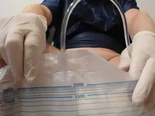 Catheter Emptying the Bladder - Pornhub Gay