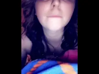 Jackie Riding and Fucking her Dildo on her Period!