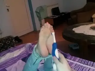 Wife Hogtied and Tickled