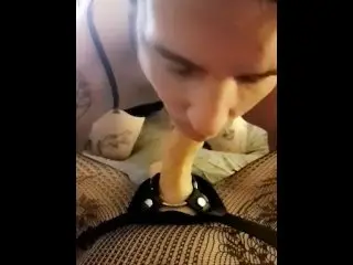 Little Fag Loves Sucking cock