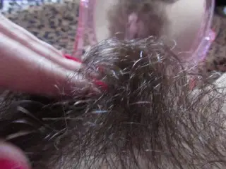 Playing with my Thick Hairy Bush