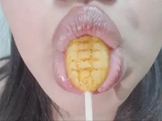 ASMR Sensual Lolipop Sucking Sounds