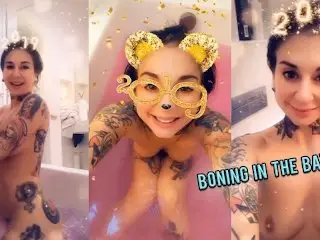 Joanna Angel and Small Hands in a Private Bathtub having Wet Soapy Sex