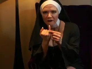 Cruel Nun Humiliates your little Penis SPH