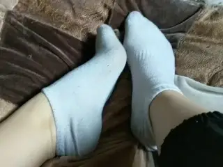 White Ankle Socks JOI