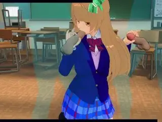 [CM3D2] - Love Live Hentai, Kotori Minami Gangbanged during Class