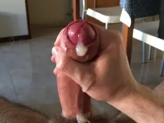 Amateur Big Cock Unloading a Big Cumshot