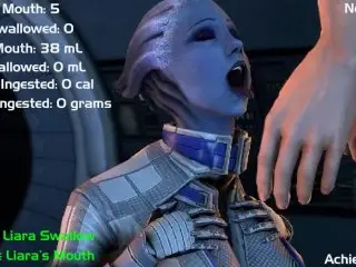 Liara - Mass Effect - Cum Dumpster Gameplay by LoveSkySan