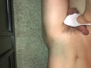 Little White Socks Trampling Cock and Balls