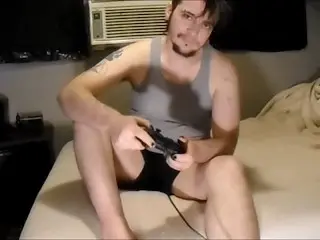 Gamer FtM Fucks Controller & Cord to Cum