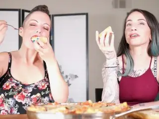 Porn Star Mukbang: Episode 1- Nikki Sequoia and Sheena Rose