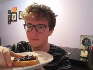 ASMR BLUEBERRY JAM TOAST