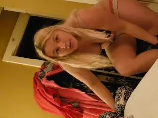 Cute Innocent Blonde Changing! Amazing Body!