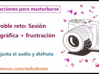 JOI Hentai Español Con Charlotte, Reto Fotográfico + Frustración. Rol ASMR.