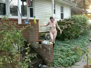 Feeding the Birds (Naked!)