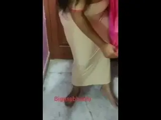 Indian Bhabhi Removing Saree for the Singles Enjoy