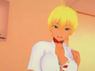 (3D Hentai)(Food Wars!: Shokugeki no Soma) Ikumi Mito Masturbation (食戟のソーマ)