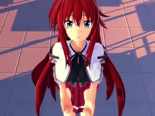 Rias Gremory High School DxD 3d Hentai