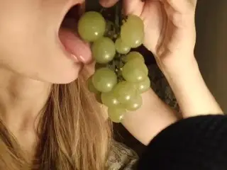 Food Fetish ASMR Mouth Sounds and Moaning Teen