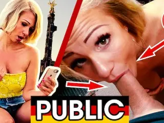 GERMAN TEEN Gabi Gold Fucked next to Berlin's Top Sight! PUBLIC! Dates66