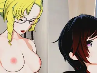 RWBY - Ruby Rose Fucked by Futanari Glynda Goodwitch 3D Hentai