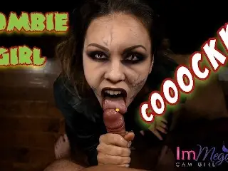 ZOMBIE GIRL HUNGRY FOR COCK!