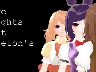 MMD Vore - five Nights at Voreton's (FNAF Vore)