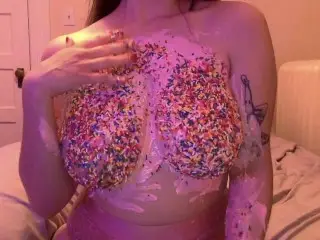 DDD Cupcakes - Messy Icing and Sprinkle Covered Tits