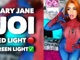 MARY JANE - JOI Red Light, Green Light, Jerk off Instructions - Spider Man