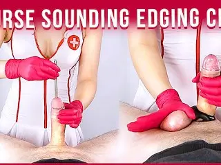 Nurse Urethral Cock Sounding & Edging Handjob to Cum POV CBT | Era