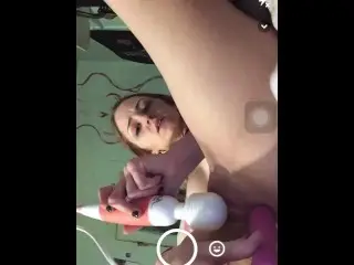 Solo Teen Shaking Leg Orgasm